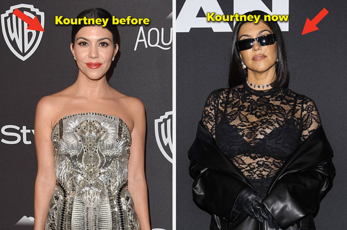 Kourtney Kardashian Looks Like a Totally Different Person With