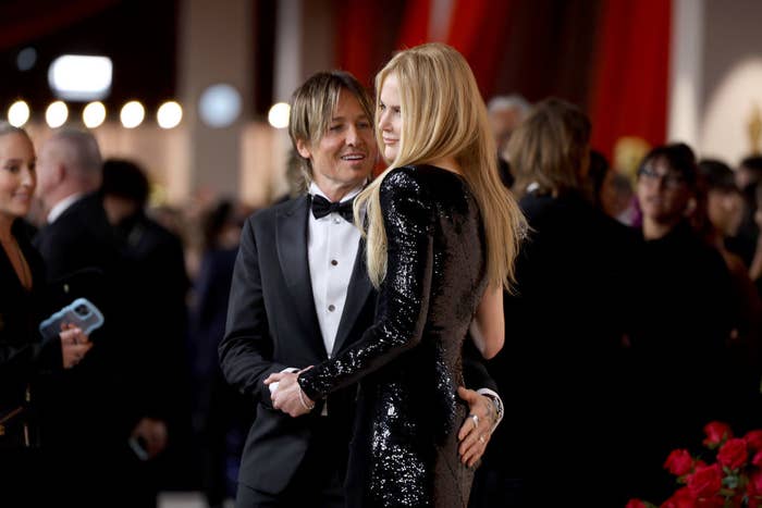 Keith Urban and Nicole Kidman attends the 95th Annual Academy Awards