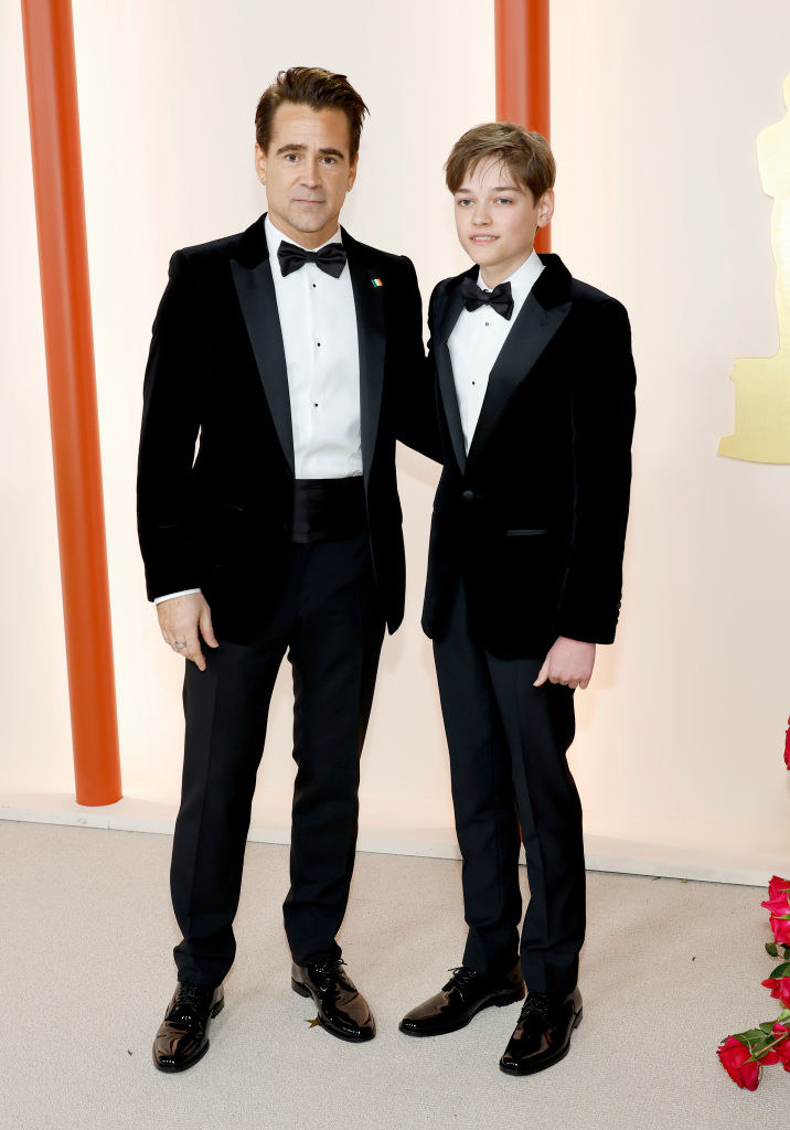 And finally, Colin Farrell and his son, Henry Tadeusz Farrell