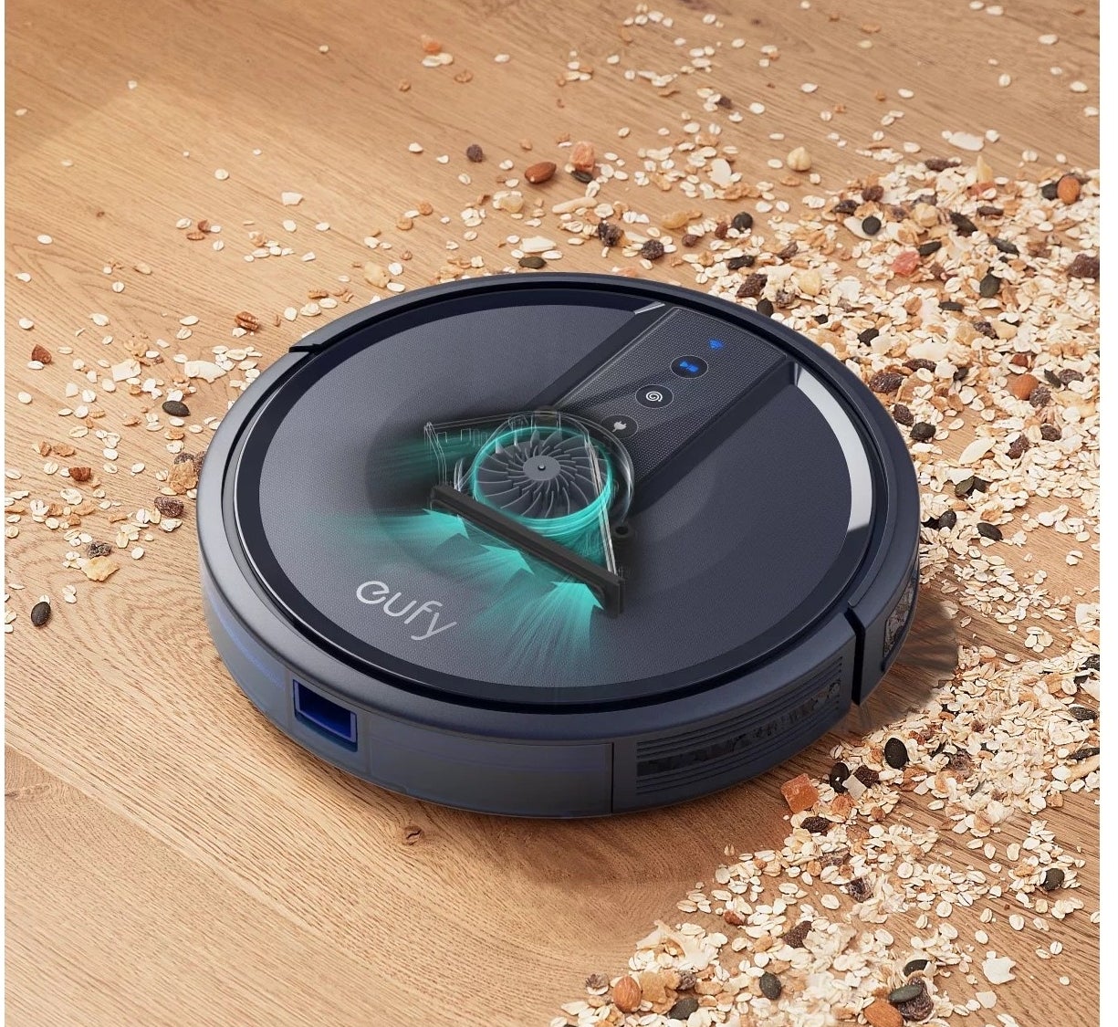 eufy black robot vacuum