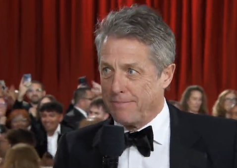 Closeup of Hugh Grant