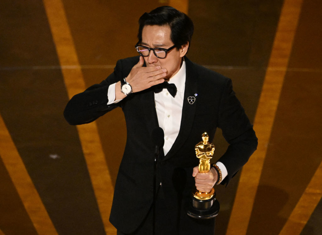 Ke Huy Quan accepts the Oscar for Best Actor in a Supporting Role for &quot;Everything Everywhere All at Once&quot;
