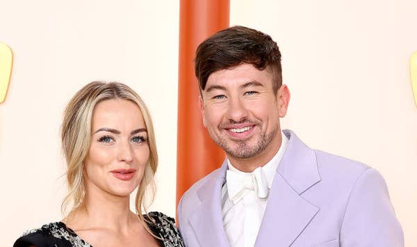 Closeup of Alyson Sandro and Barry Keoghan