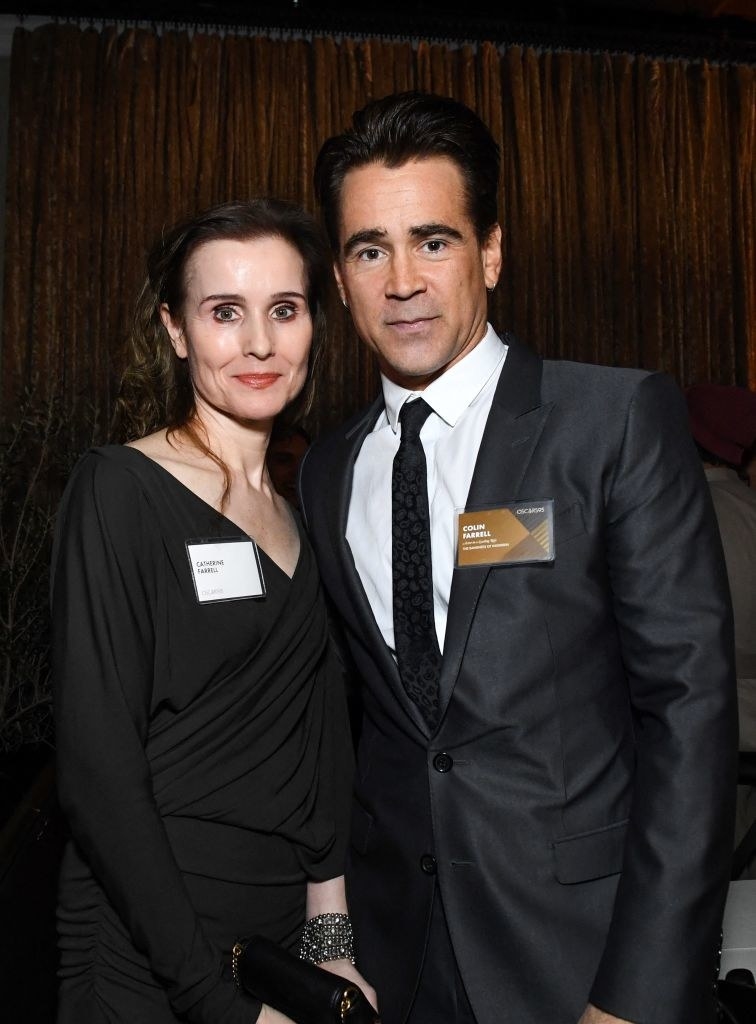 Collin Farrell and his sister, Catherine Farrell