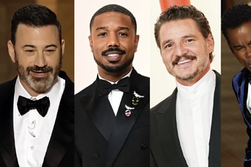 This is a photo of Jimmy Kimmel, Michael B. Jordan, Pedro Pascal, Chris Rock