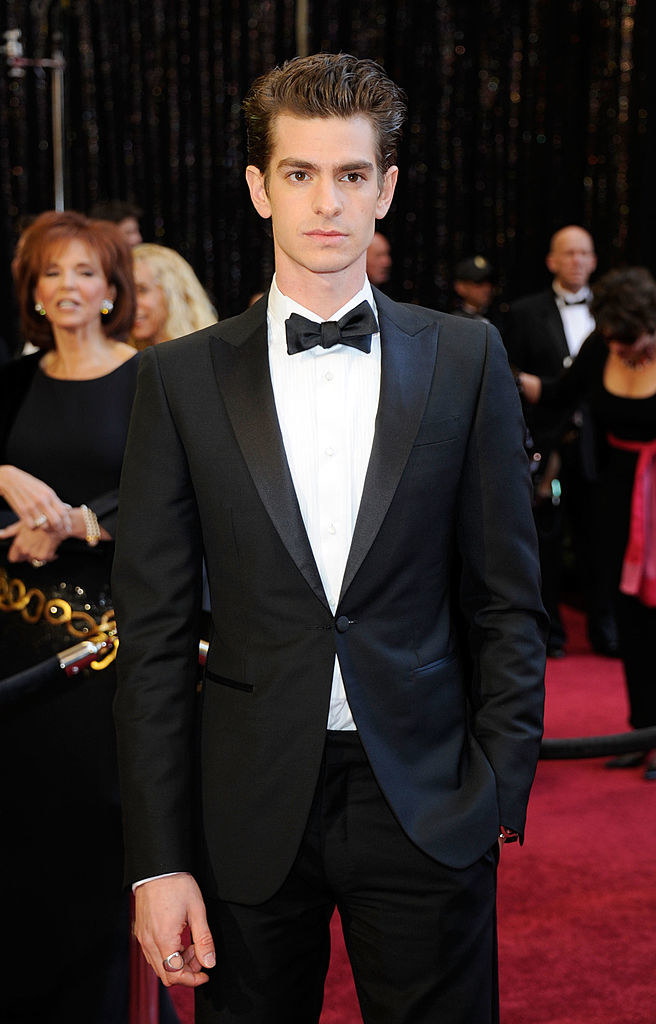 Andrew on the red carpet in a bow tie
