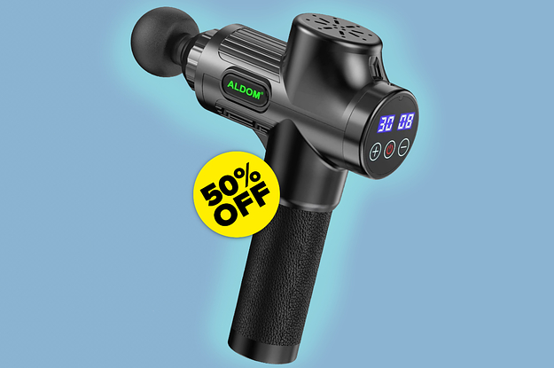 50% off an amazon massage gun