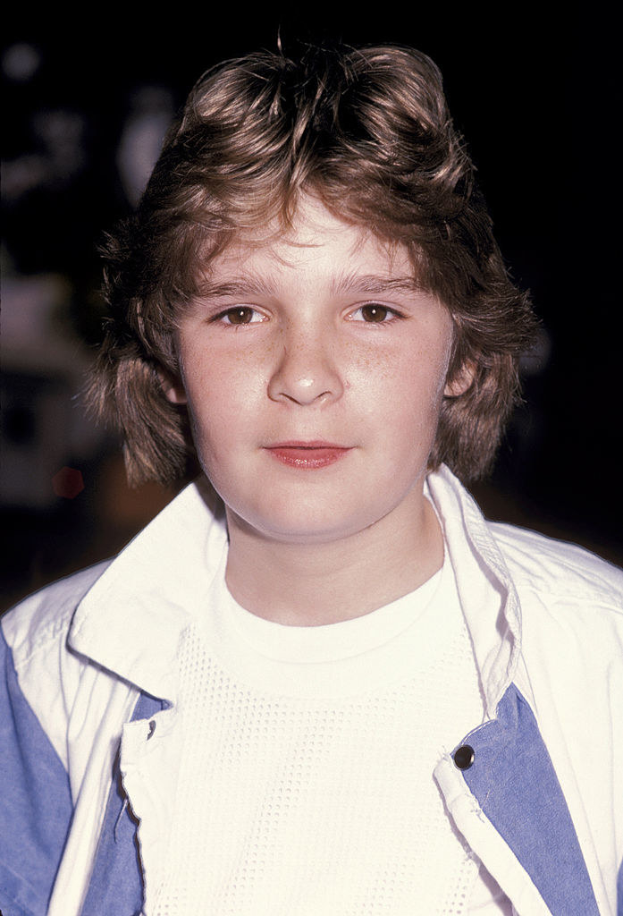 Close-up of Corey as a boy