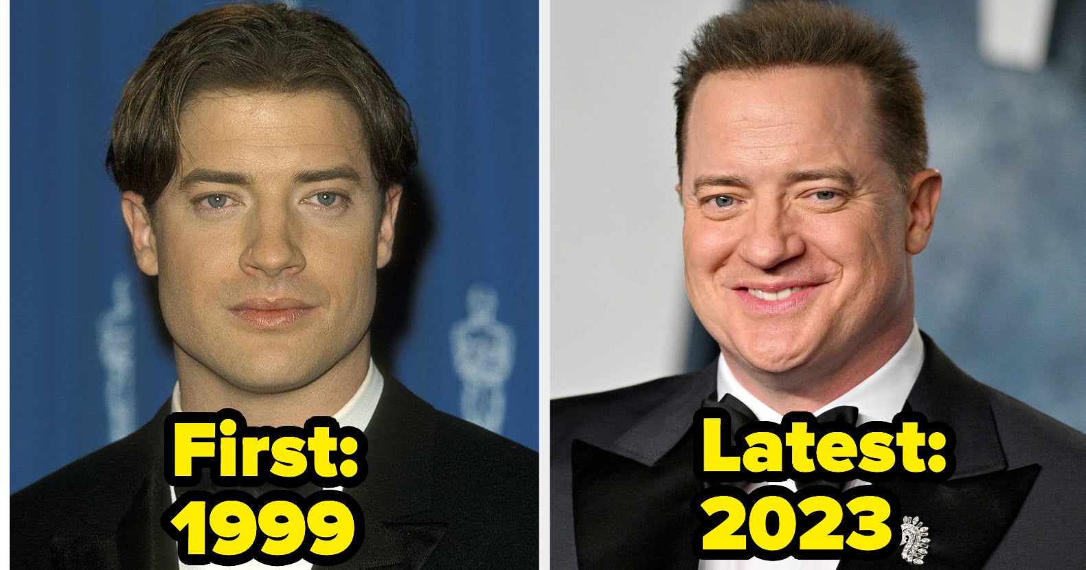 Here’s How 40 Celebrities Have Transformed From Their Very, Very First Oscars Vs. Their Latest One In 2023