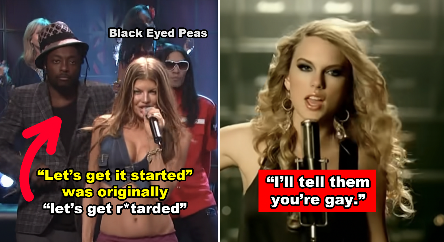 14 Problematic Song Lyrics That Were Changed