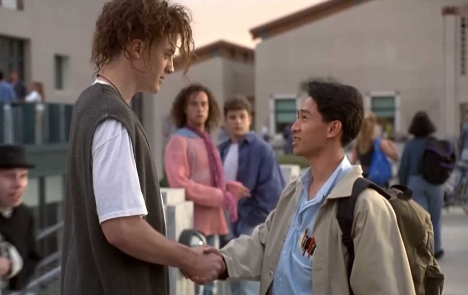 Brendan Fraser and Ke Huy Quan in Encino Man