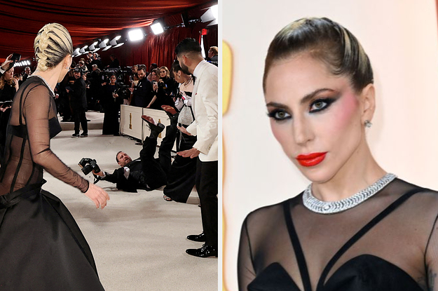 Literally, How Did Lady Gaga Manage to Get All Her Makeup Off in the Middle  of the Oscars? — See Photo