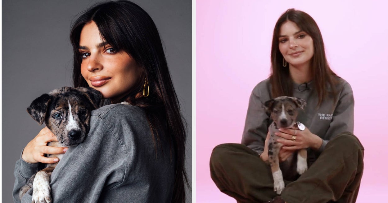 Emily Ratajkowski Is Open To Joining The “iCarly” Reboot, And A Bunch More Things She Shared While Playing With Puppies