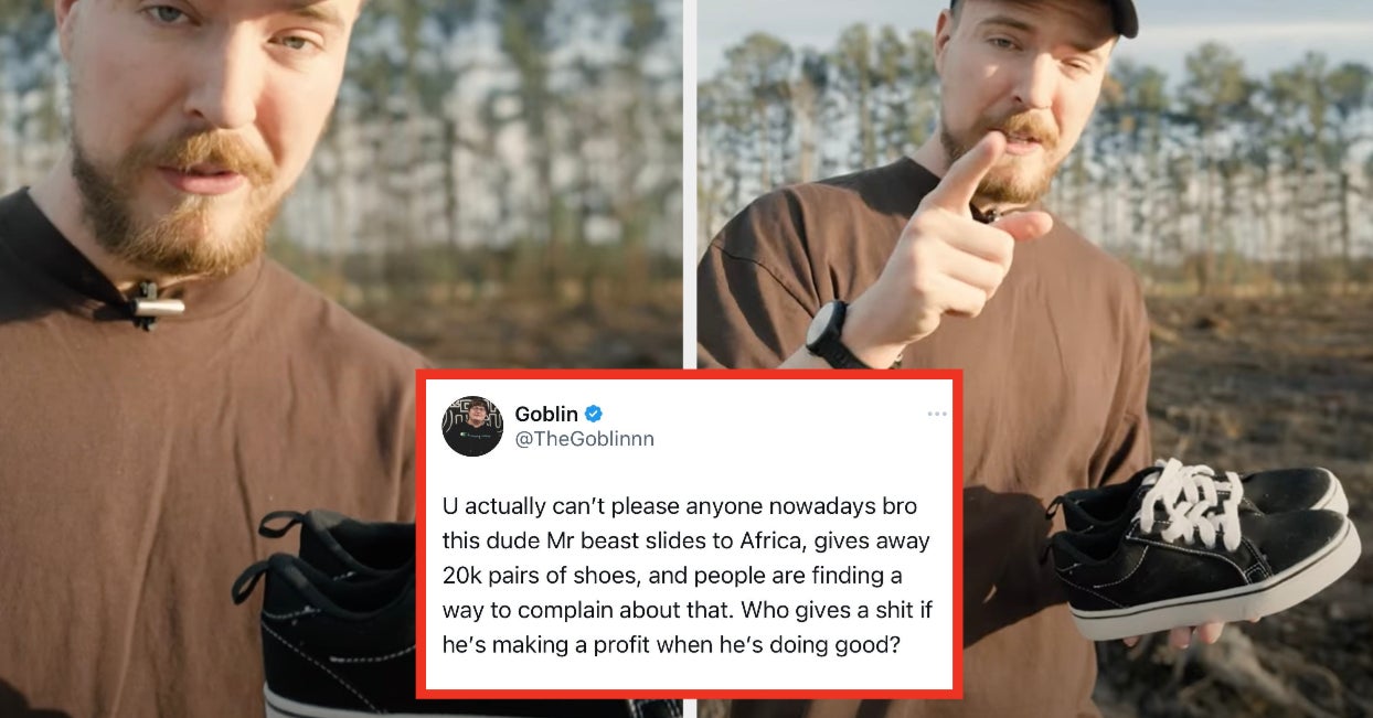 MrBeast Is Facing Criticism After He Posted A Video In Which He Donated 20,000 Pairs Of Shoes To School Kids In South Africa, And It Has Started A Viral Discussion About “Poverty Porn”