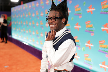Uzi is seen on the red carpet at the KCAs