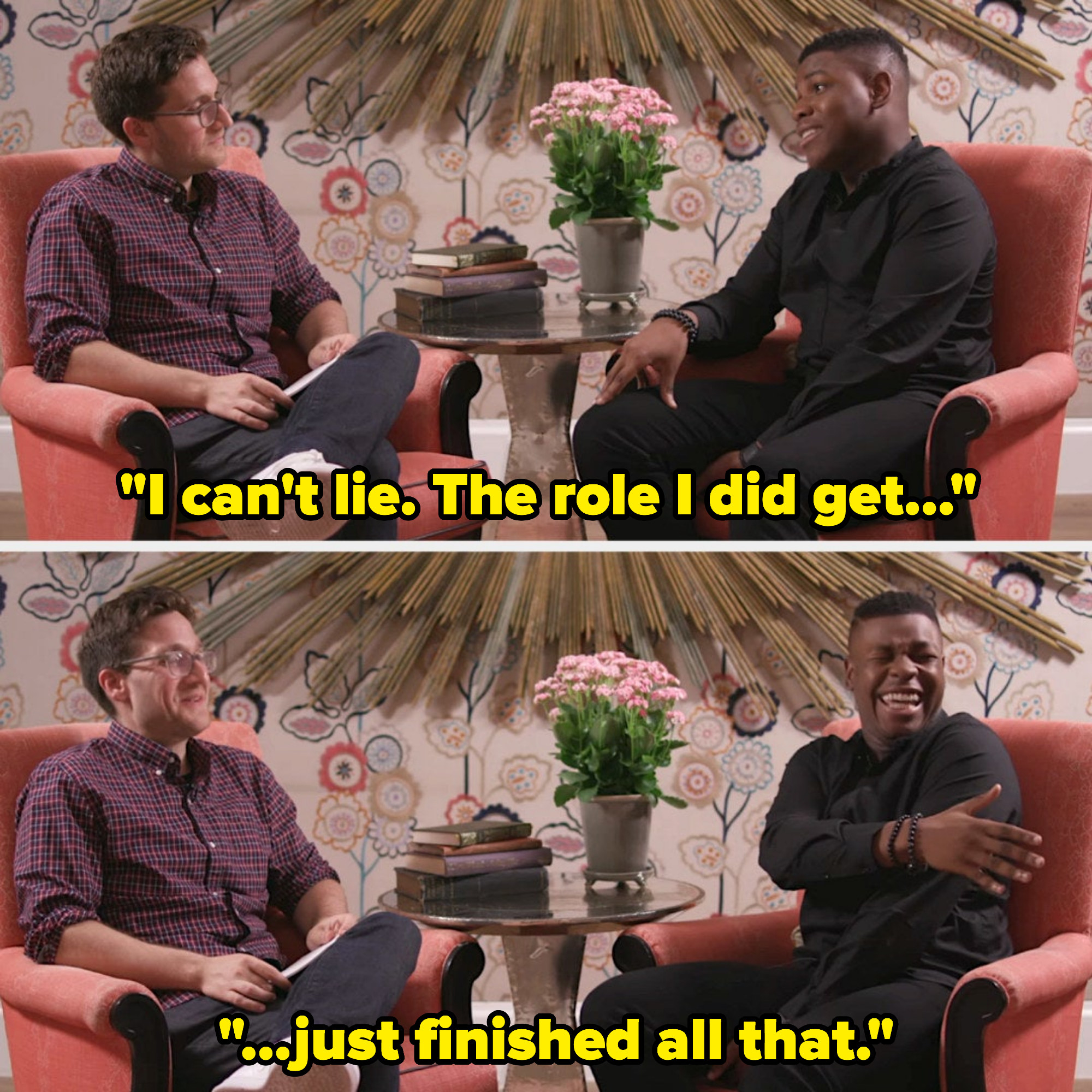 John Boyega in an interview