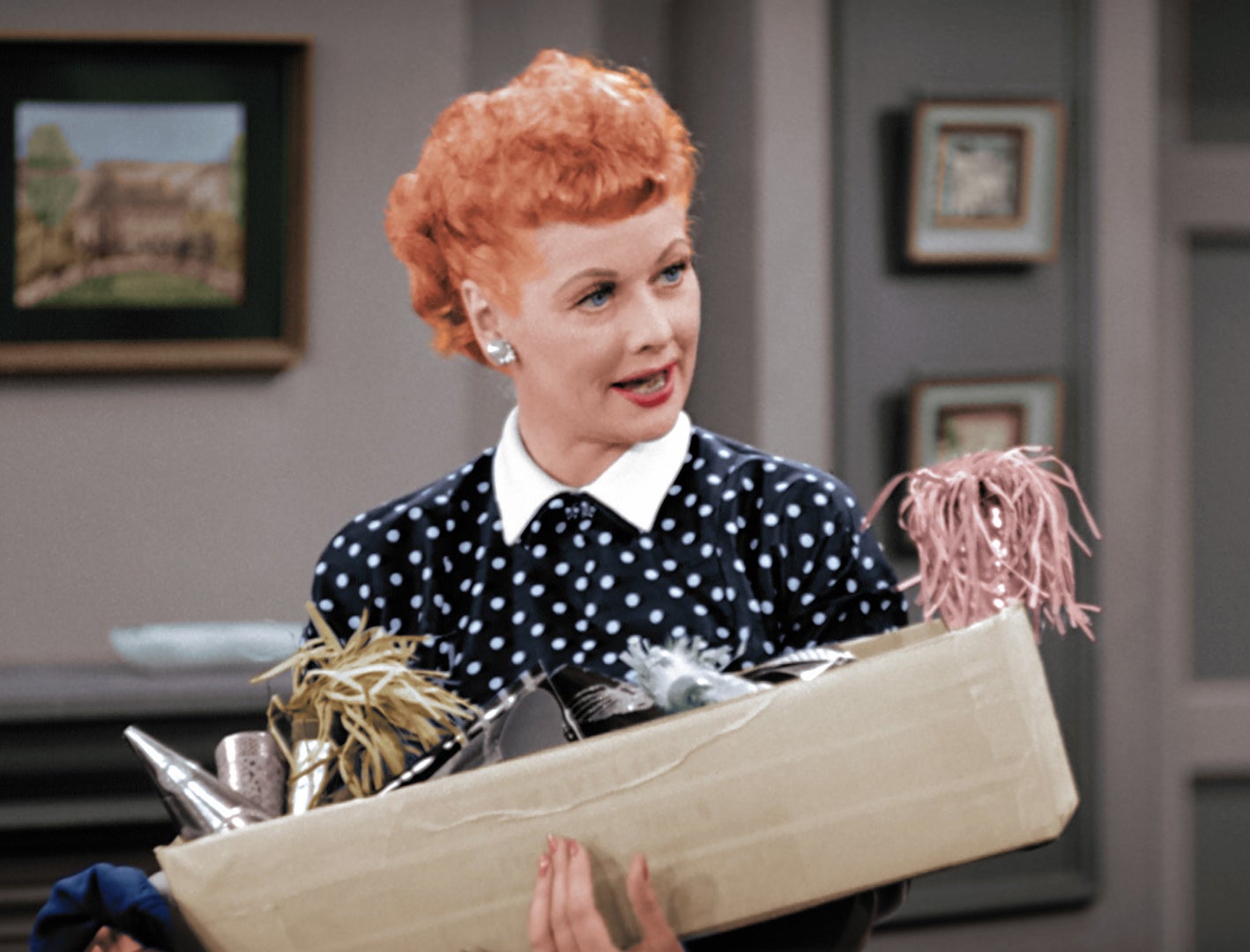 I LOVE LUCY SUPERSTAR SPECIAL, a new one-hour special featuring two colorized back-to-back classic episodes of the 1950s series, will be broadcast Sunday, May 17 (8:00-9:00 PM, ET/PT) on the CBS Television Network