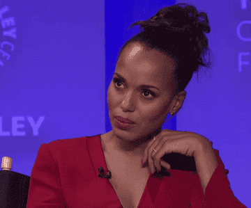 Kerry Washington rolling her eyes in pure exasperation