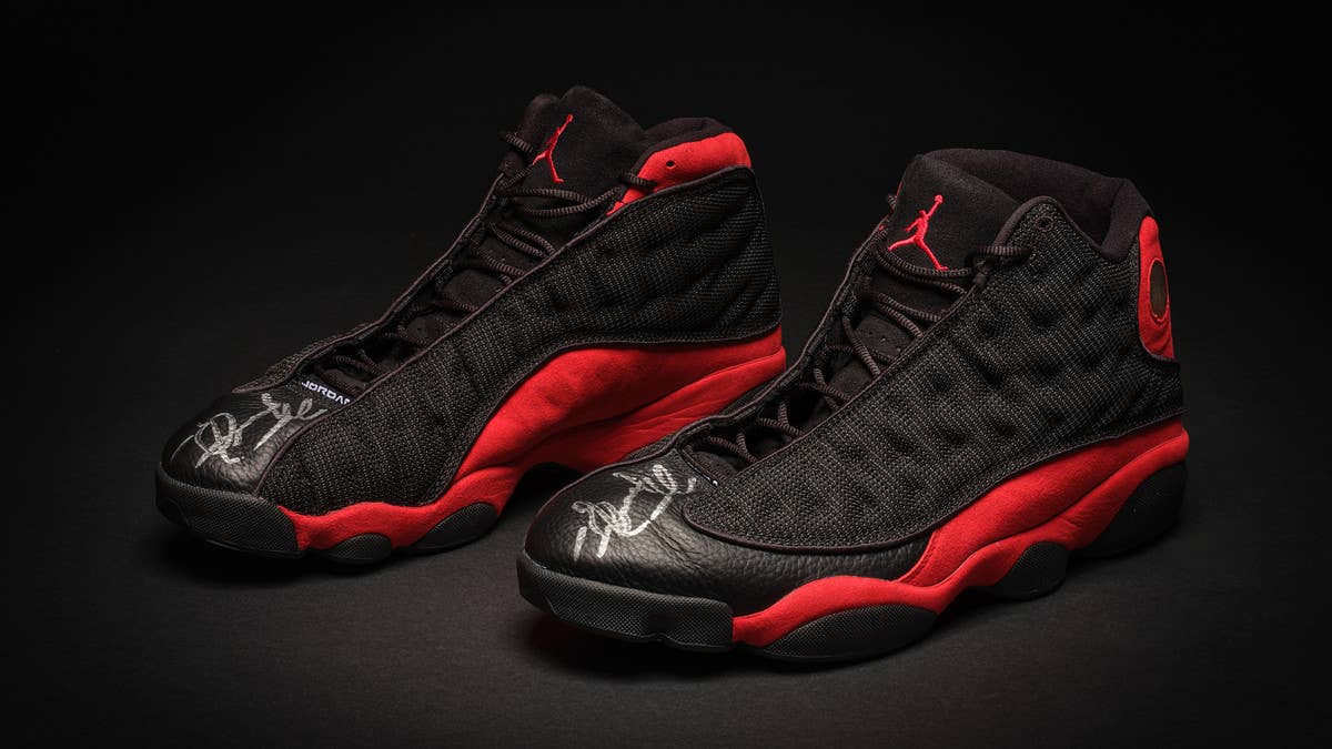 Sotheby's is auctioning off the original Air Jordan 13 'Bred' worn by Michael Jordan during Game 2 of the 1998 NBA Finals. Click here for the full details.