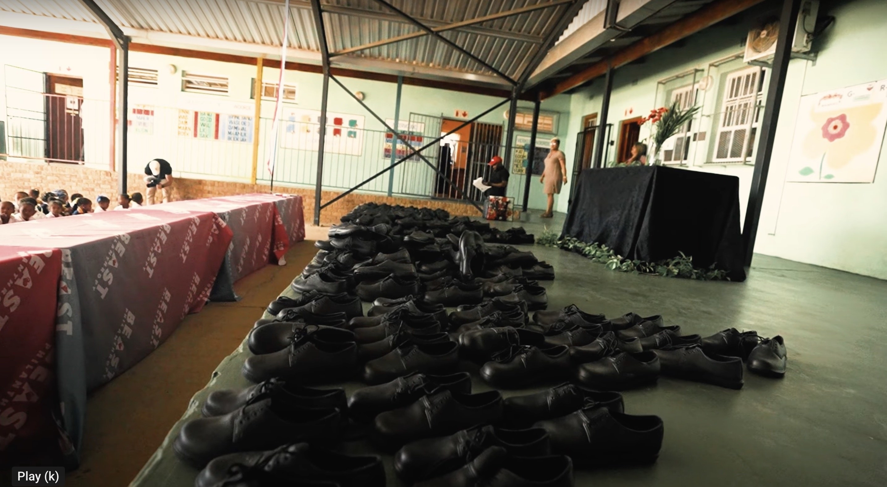 Rows and rows of shoes