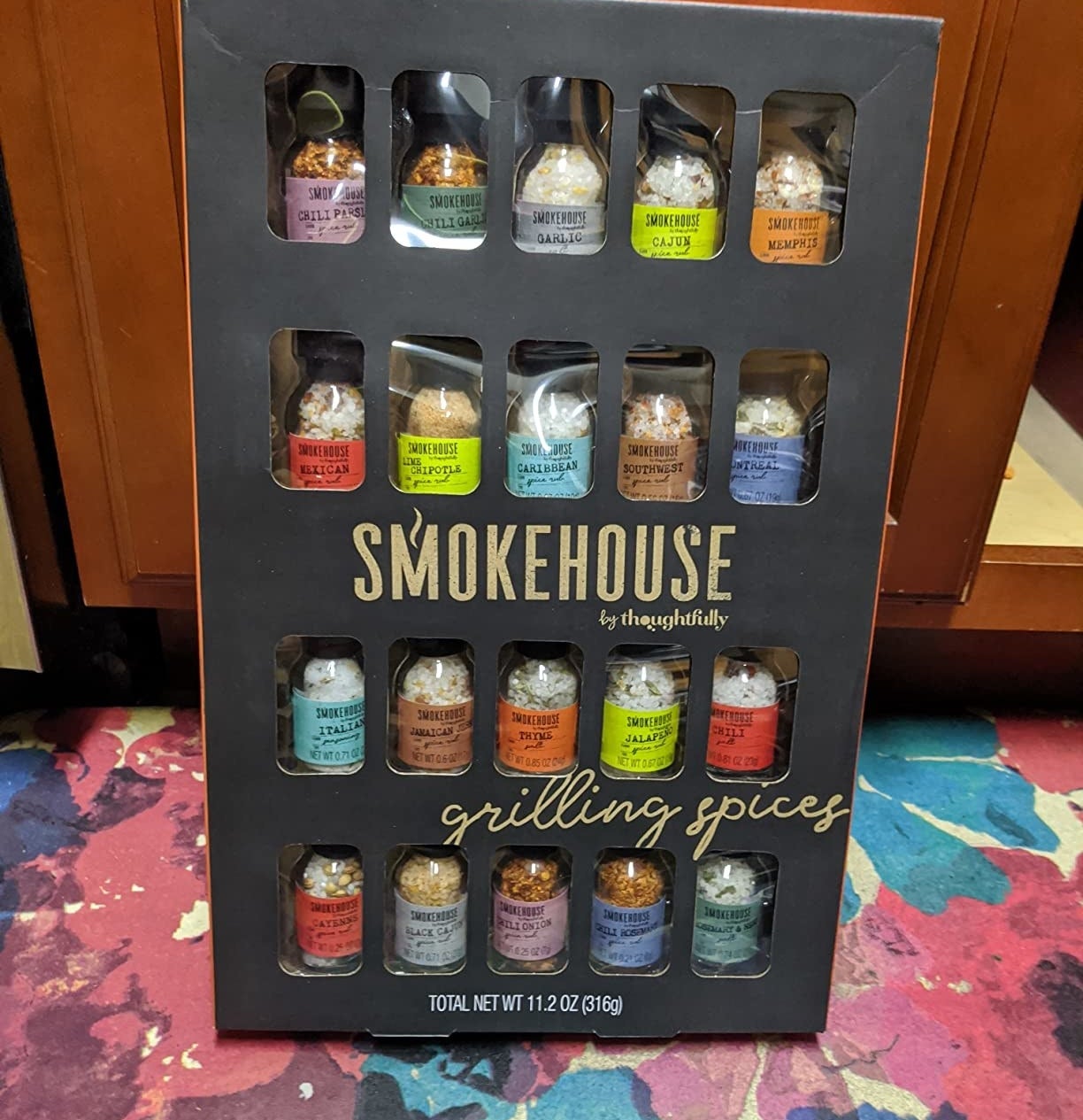 a reviewer&#x27;s photo of the spice set