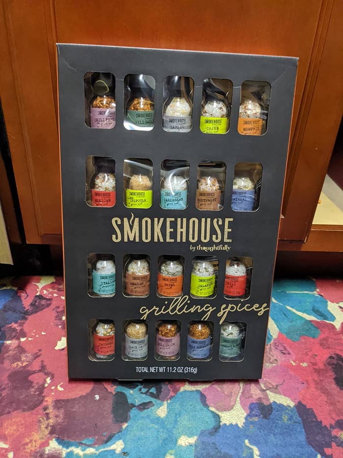 a reviewer's photo of the spice set