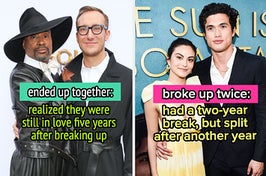 Billy Porter and Adam Smith ended up together, but Camila Mendes and Charles Melton broke up twice