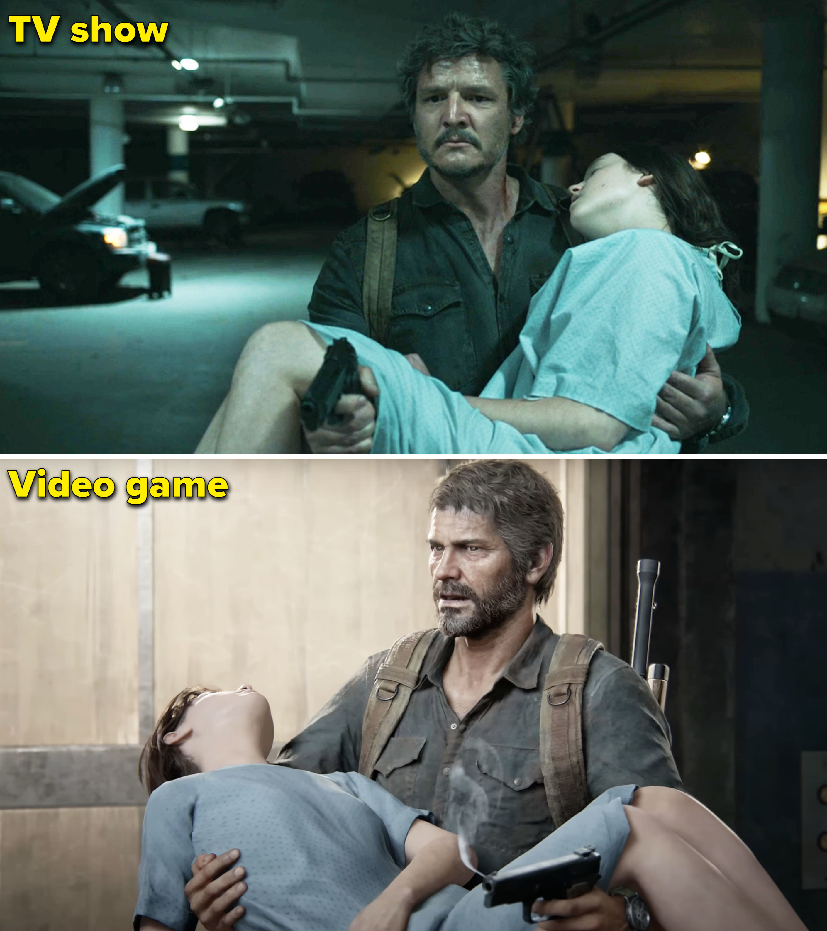 The Last of Us Sarah's Death Scene TV vs Video Game Comparison 