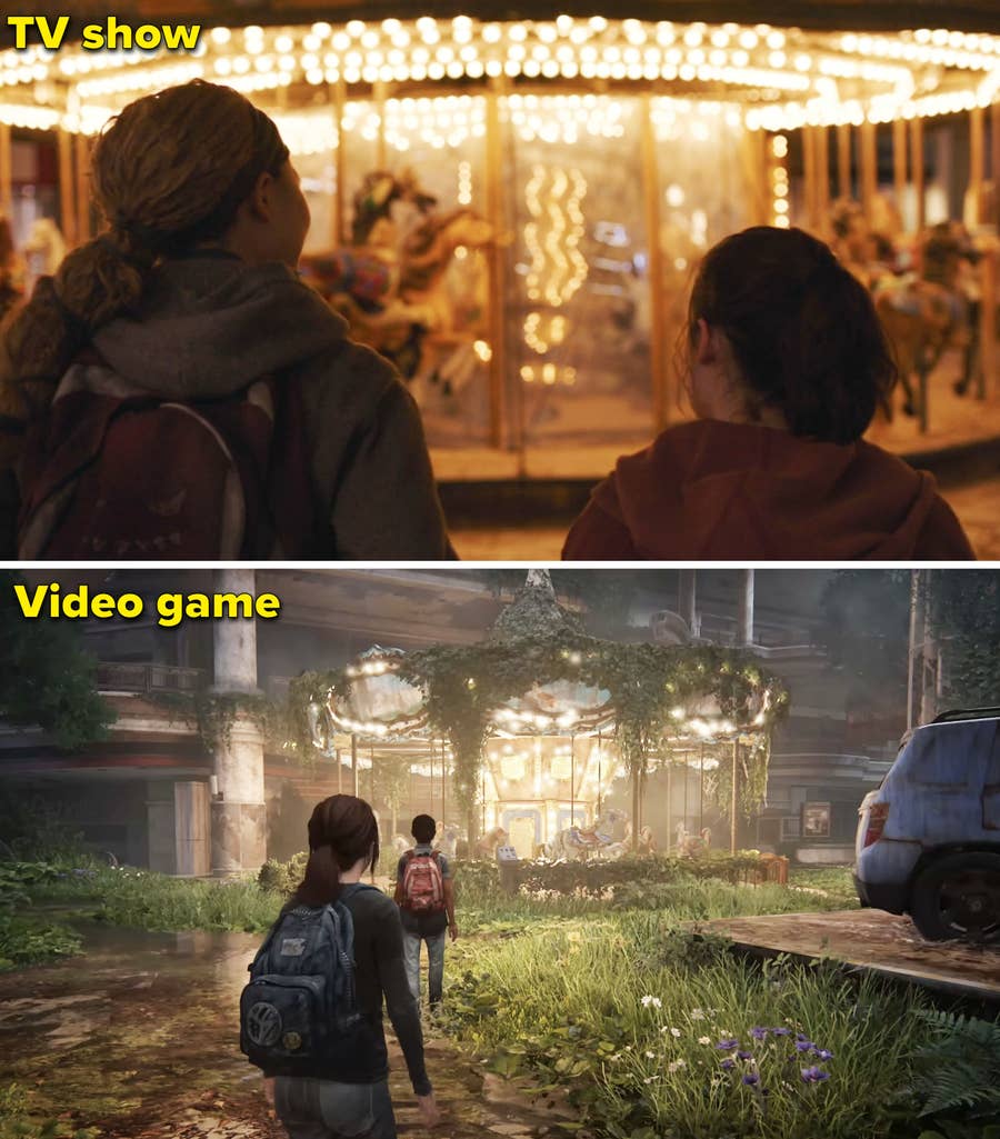 THE LAST OF US Episode 3 Side By Side Scene Comparison 