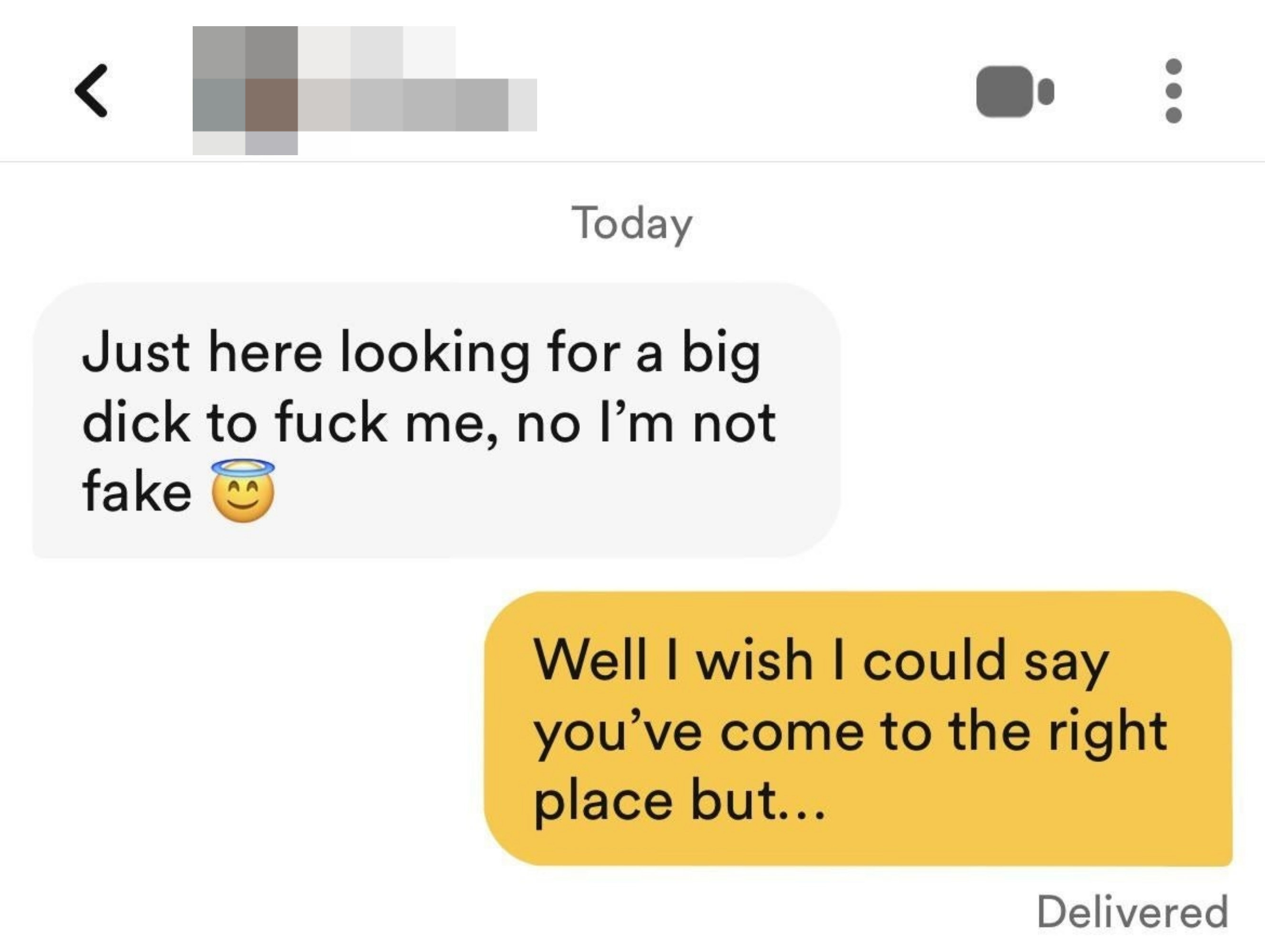 Person looking for sex