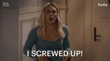 Sophie in &quot;How I Met Your Father&quot; saying &quot;I screwed up&quot;