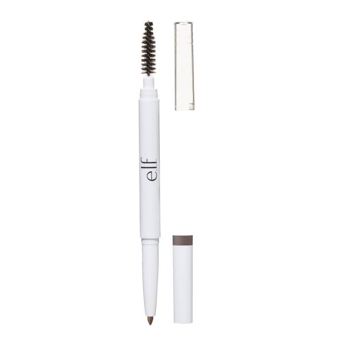 Neutral brown eyebrow pencil against white background