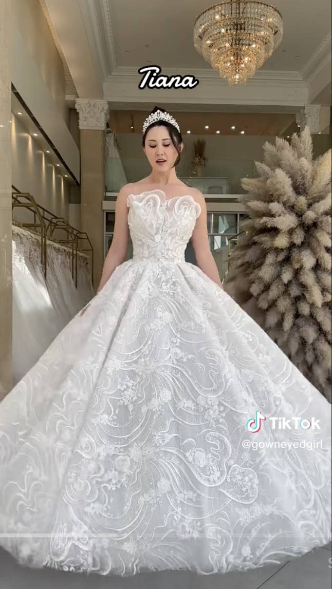 TikTok Stylist Reimagines Disney Princess Wedding Gowns