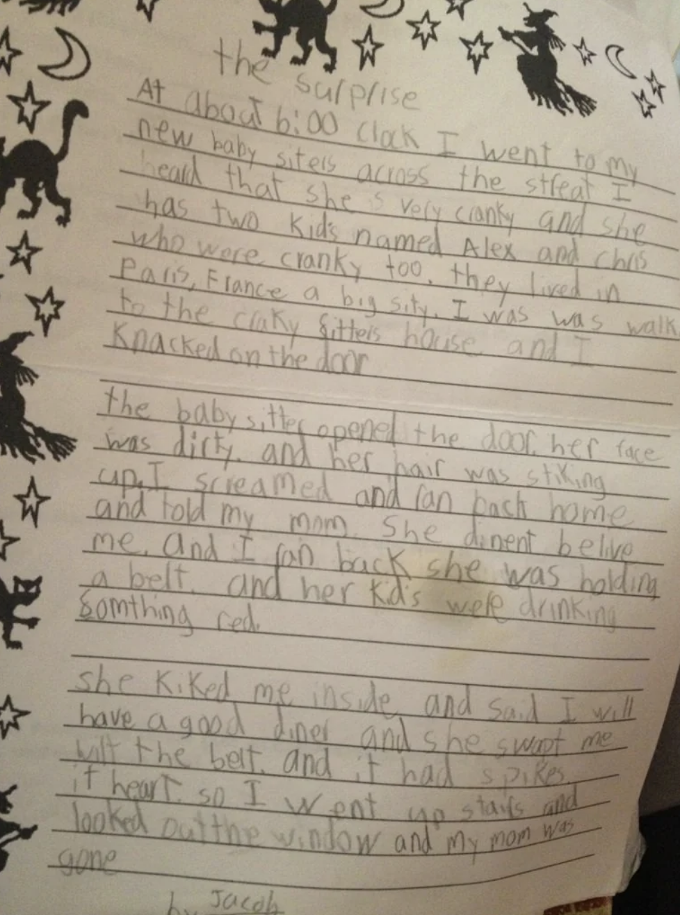 A first-grader&#x27;s story