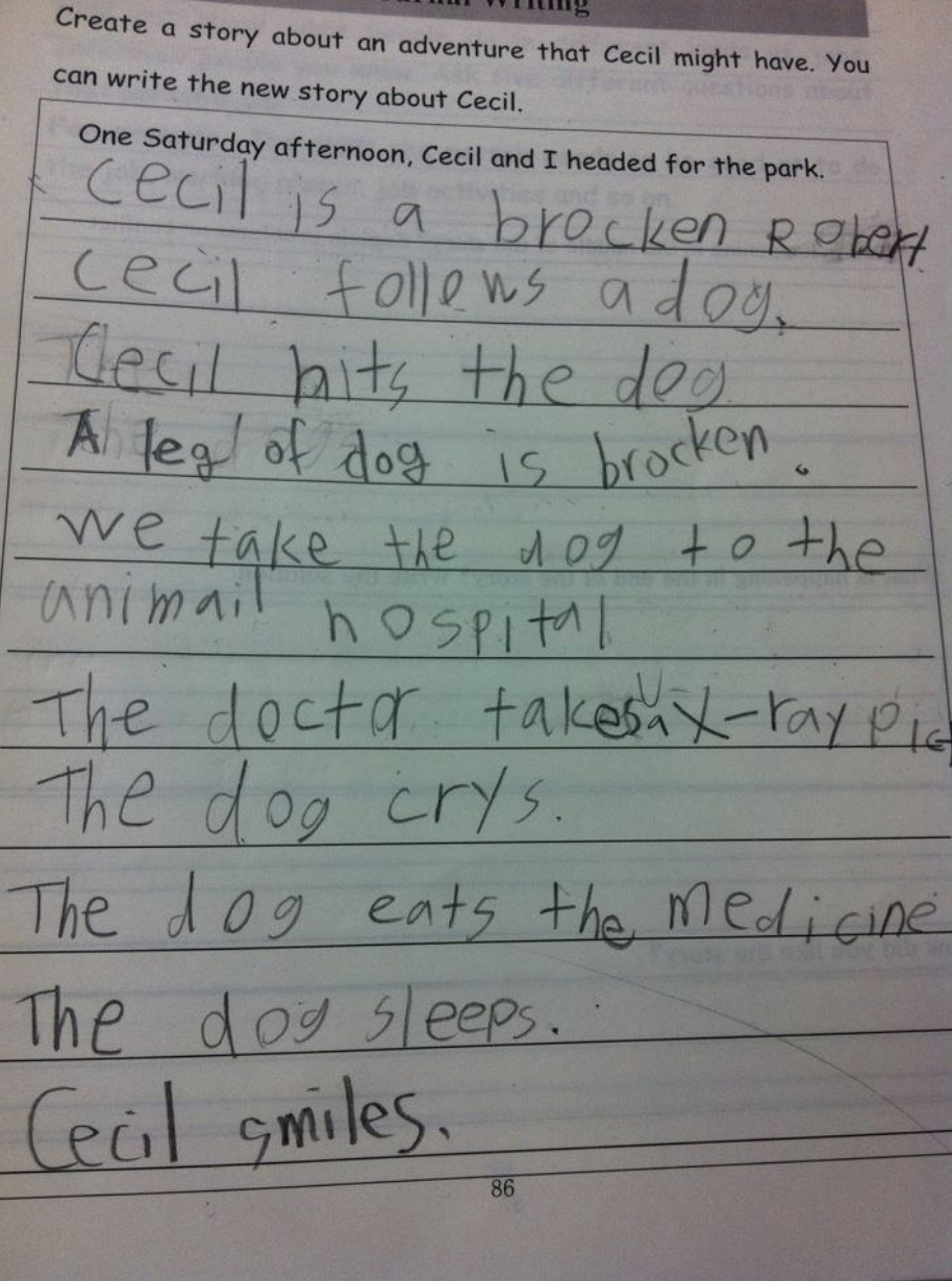 A story by a child
