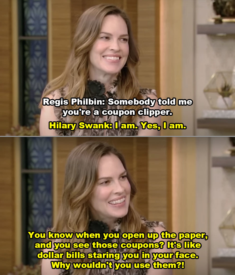 Hilary Swank on &quot;Live with Regis and Kelly&quot;