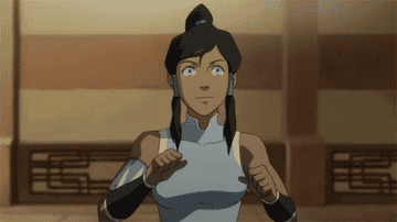 Korra in "The Legend of Korra"