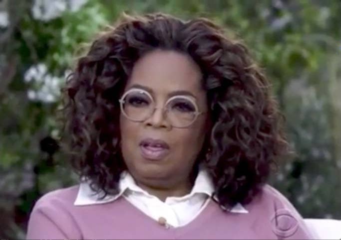 Oprah looking stunned