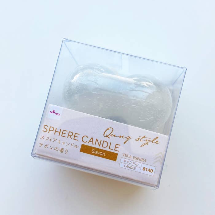 DAISO(ダイソー)の高見えキャンドル「スフィアキャンドル」