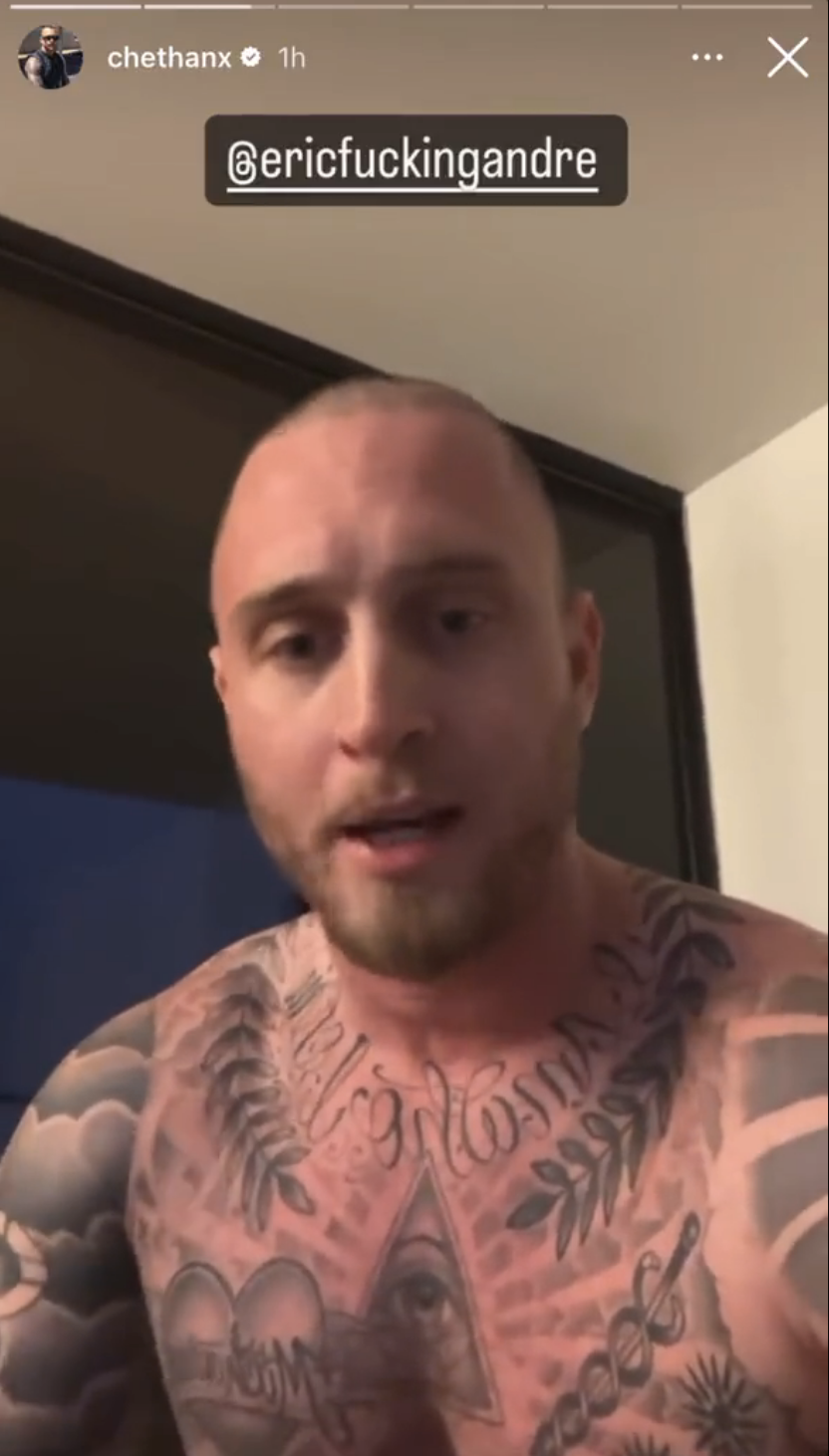 Another IG screenshot of Eric
