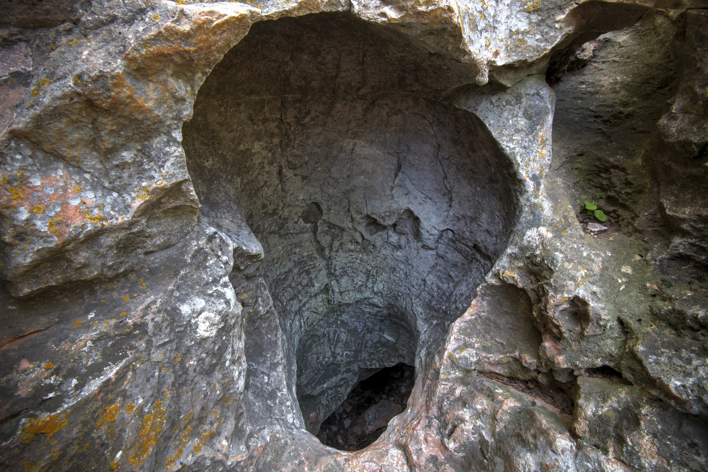 Entrance to a cave