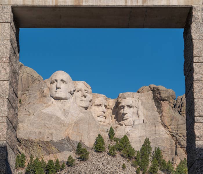 Faces of Mount Rushmore