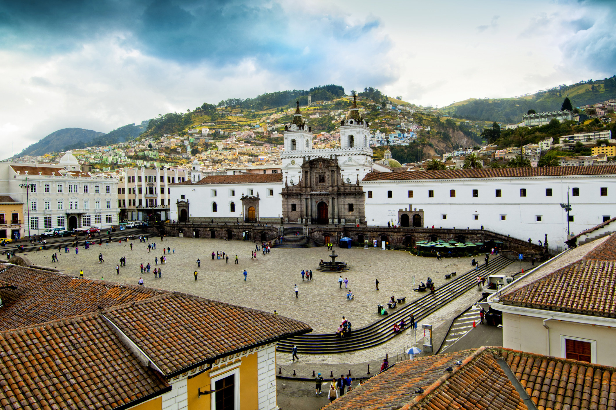 Quito, Ecuador cityscape.