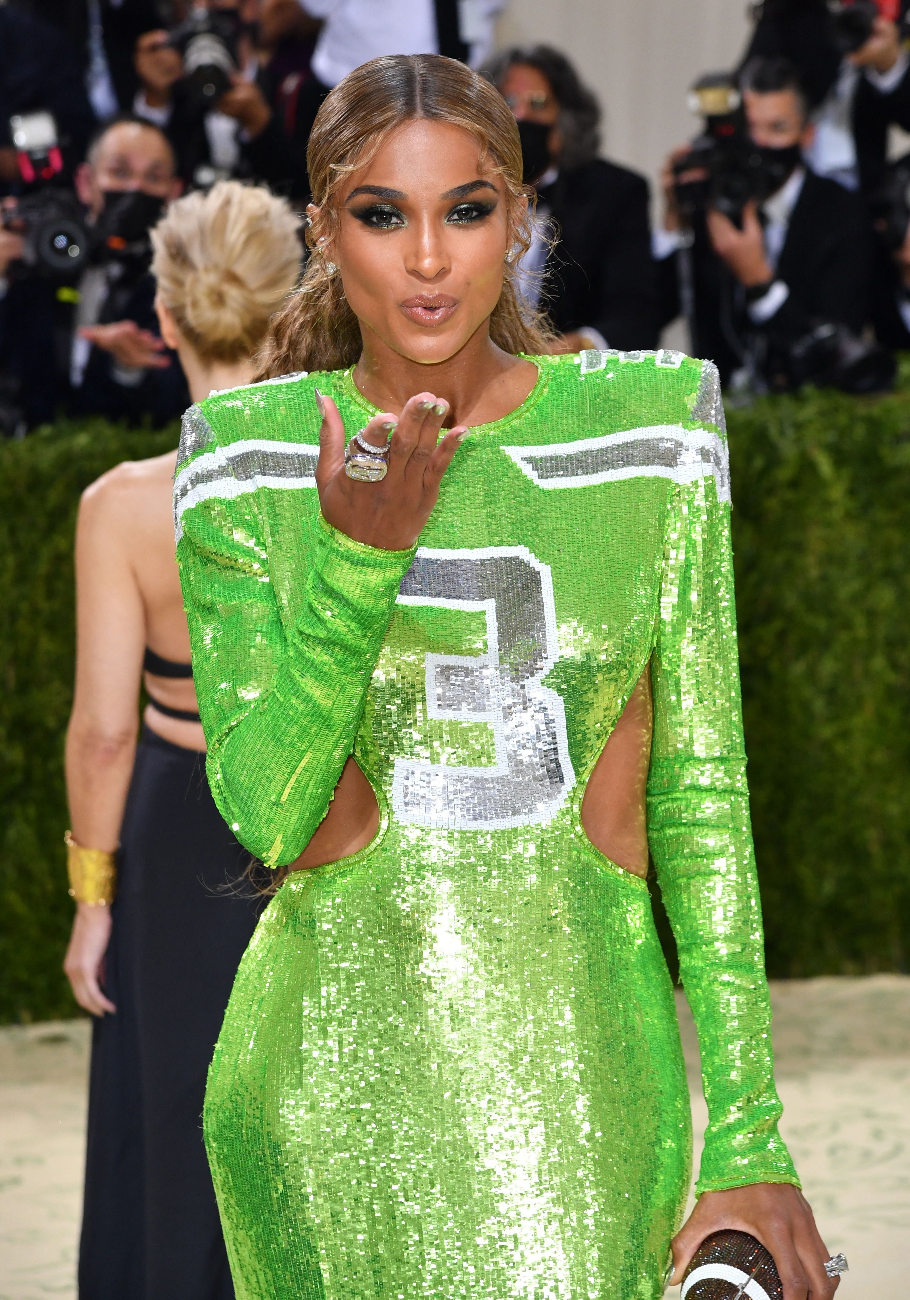 Ciara's Met Gala Dress Was Inspired By Husband Russell Wilson's NFL Jersey