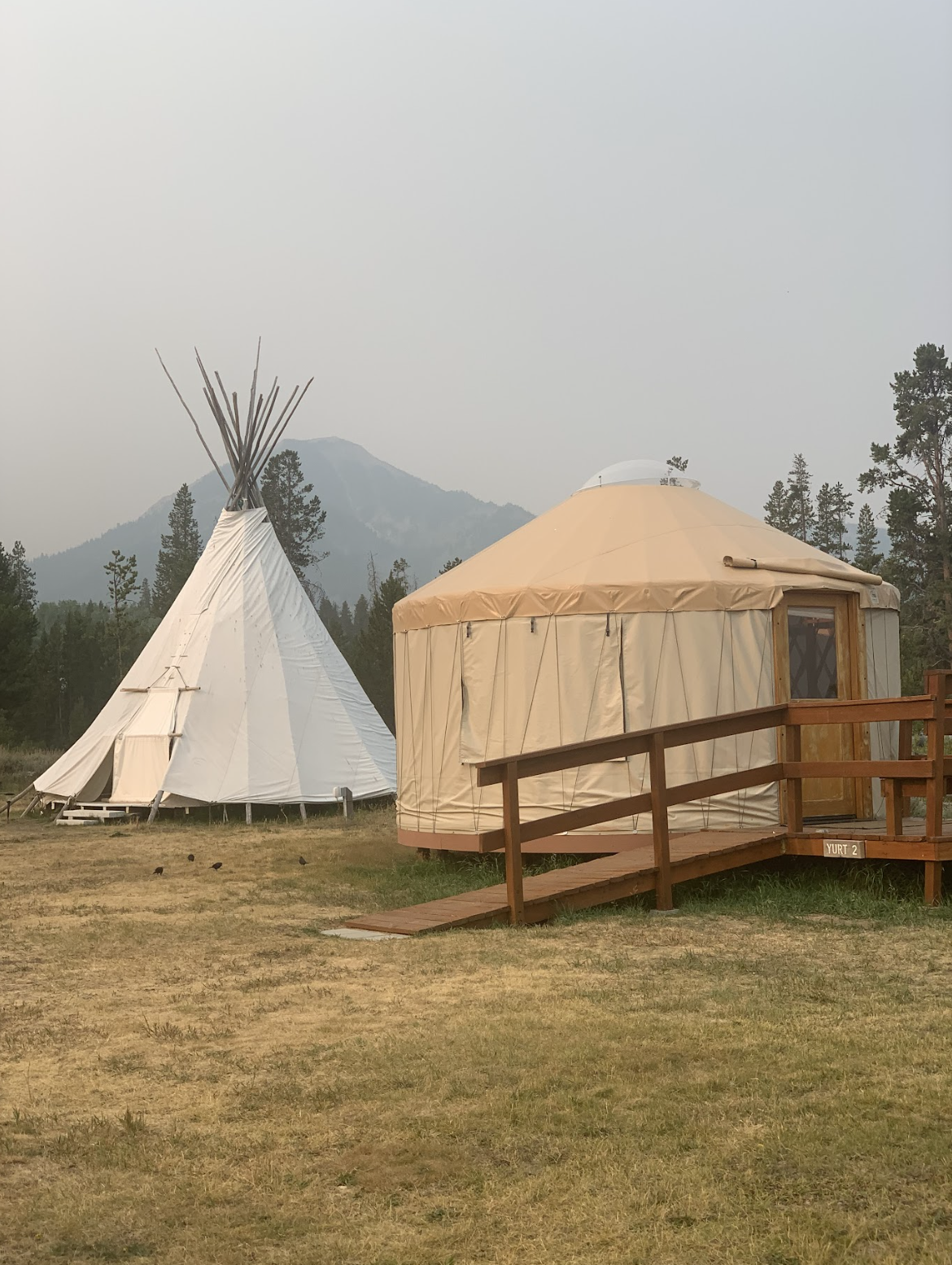 Yurts in Stanley, Idaho