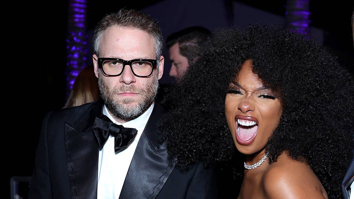 Seth Rogen says he smoked with Meg and her "brother" after the Oscars, only to hear "she doesn’t have a brother, so now I’m confused about this whole thing."