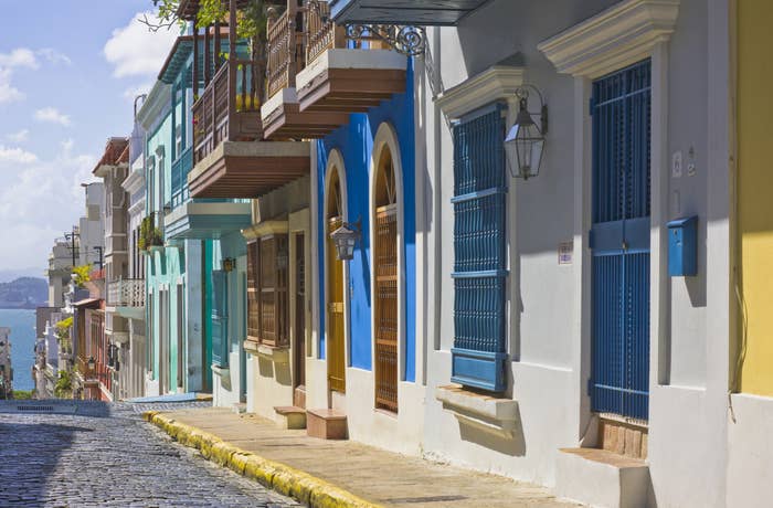 Colorful houses of San Juan.