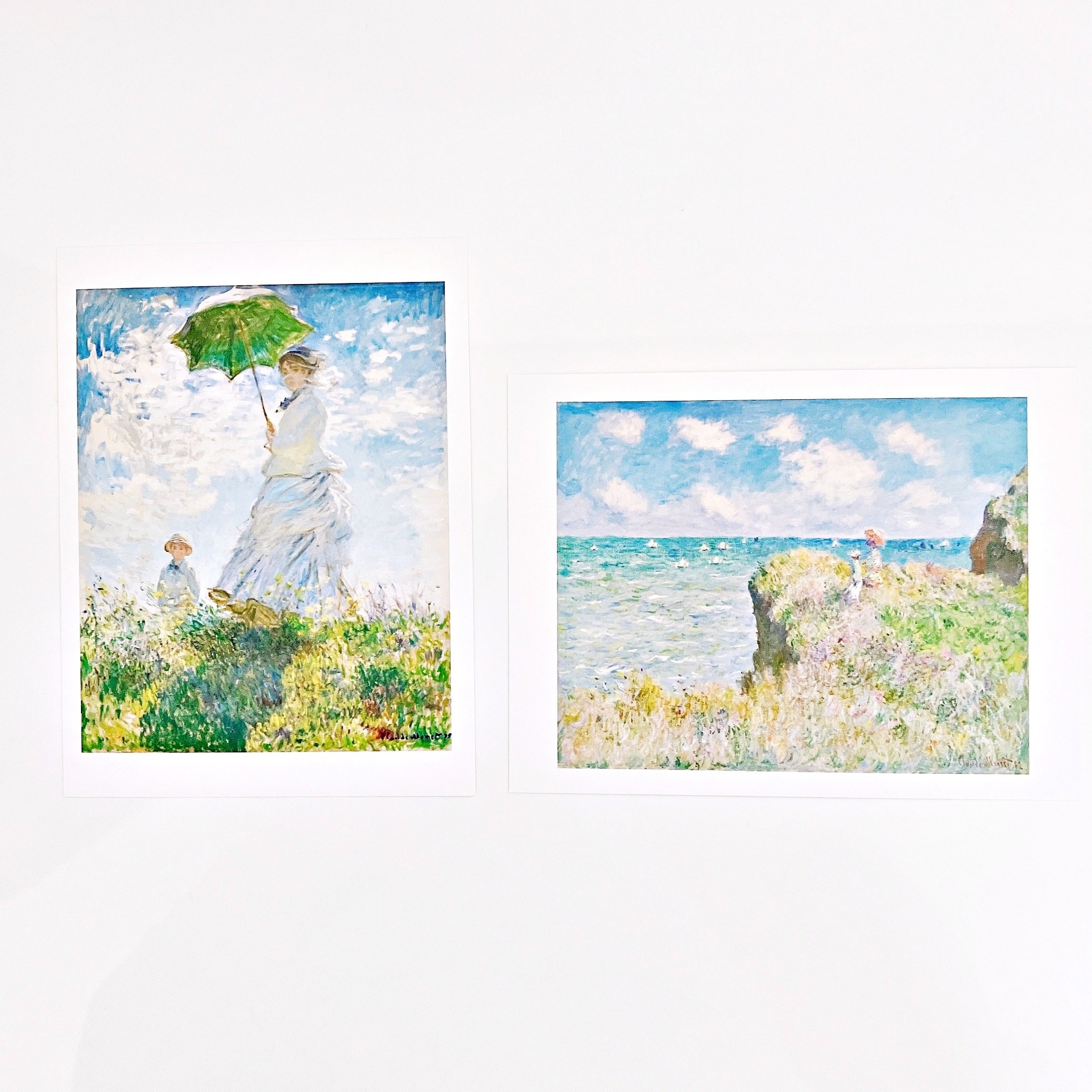 DAISO（ダイソー）のおすすめインテリア「シール付インテリアカードセット（モネ、10枚）」