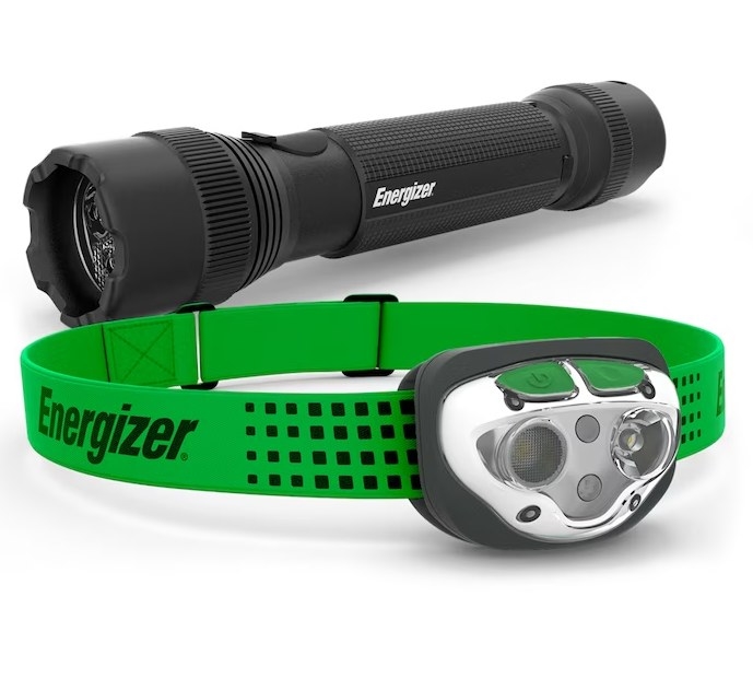 The rechargeable flashlight and LED headlamp set
