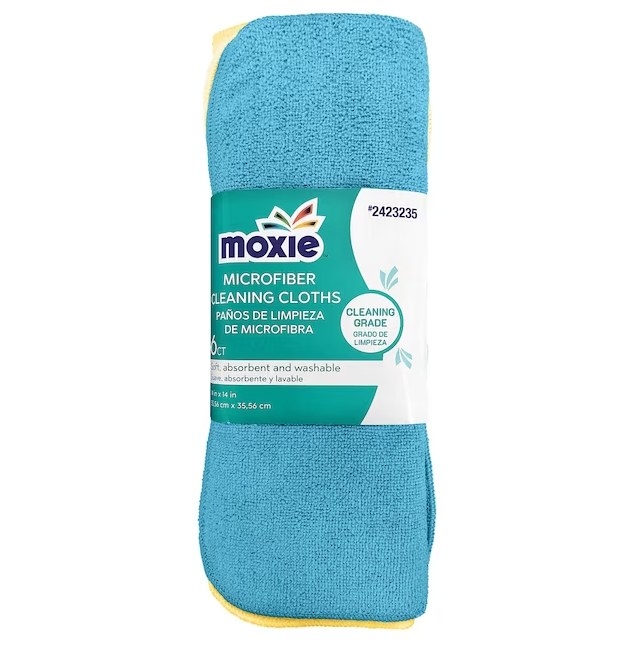 The pack of microfiber cleaning cloths